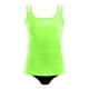 thumbnail image 4 of Conjunto de Bikini de Cintura Alta para Mujeres sin Mangas Sólido, Empujable Acolchado Traje de Baño de Corte Alto Ropa de Playa de Verano, 4 of 6