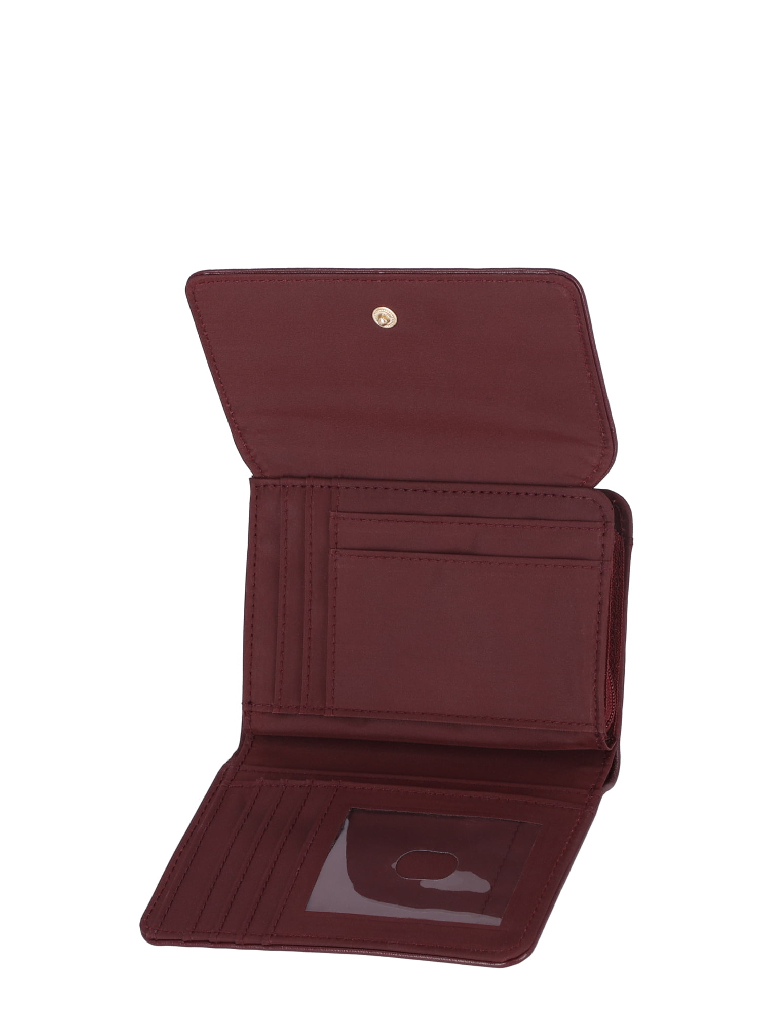 Time and Tru Women's Tessa Indexer Vinyl Solid Crimson