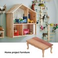 thumbnail image 3 of Dollhouse Decoration Accessories,Living Room Tea Table for 1/12 Dollhouse Simulation Wooden Mini Furniture Model Accessory, 3 of 9