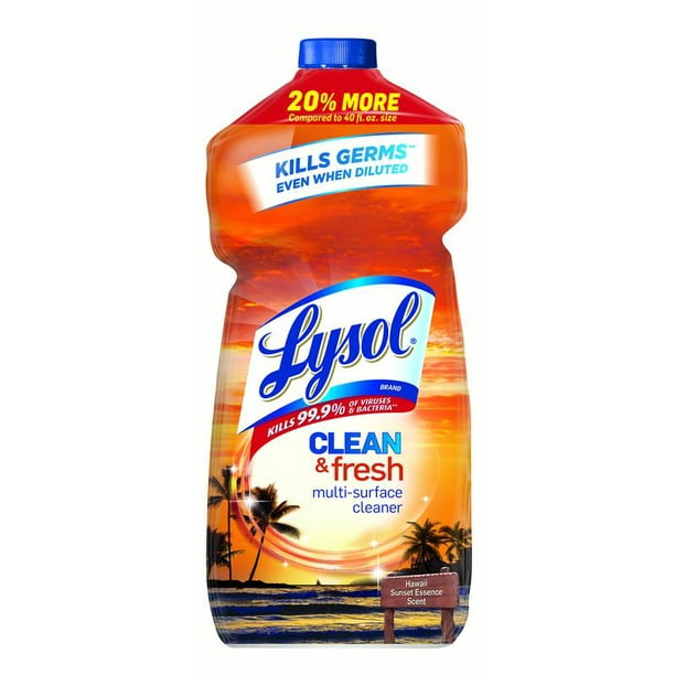 Lysol Clean & Fresh MultiSurface Cleaner, Hawaii Sunset, 48oz