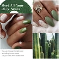 thumbnail image 3 of Cobear 14PCS Dip Powder Nail Kit Green Glitter Dipping Powder Starter Set DIY Salon, 3 of 7