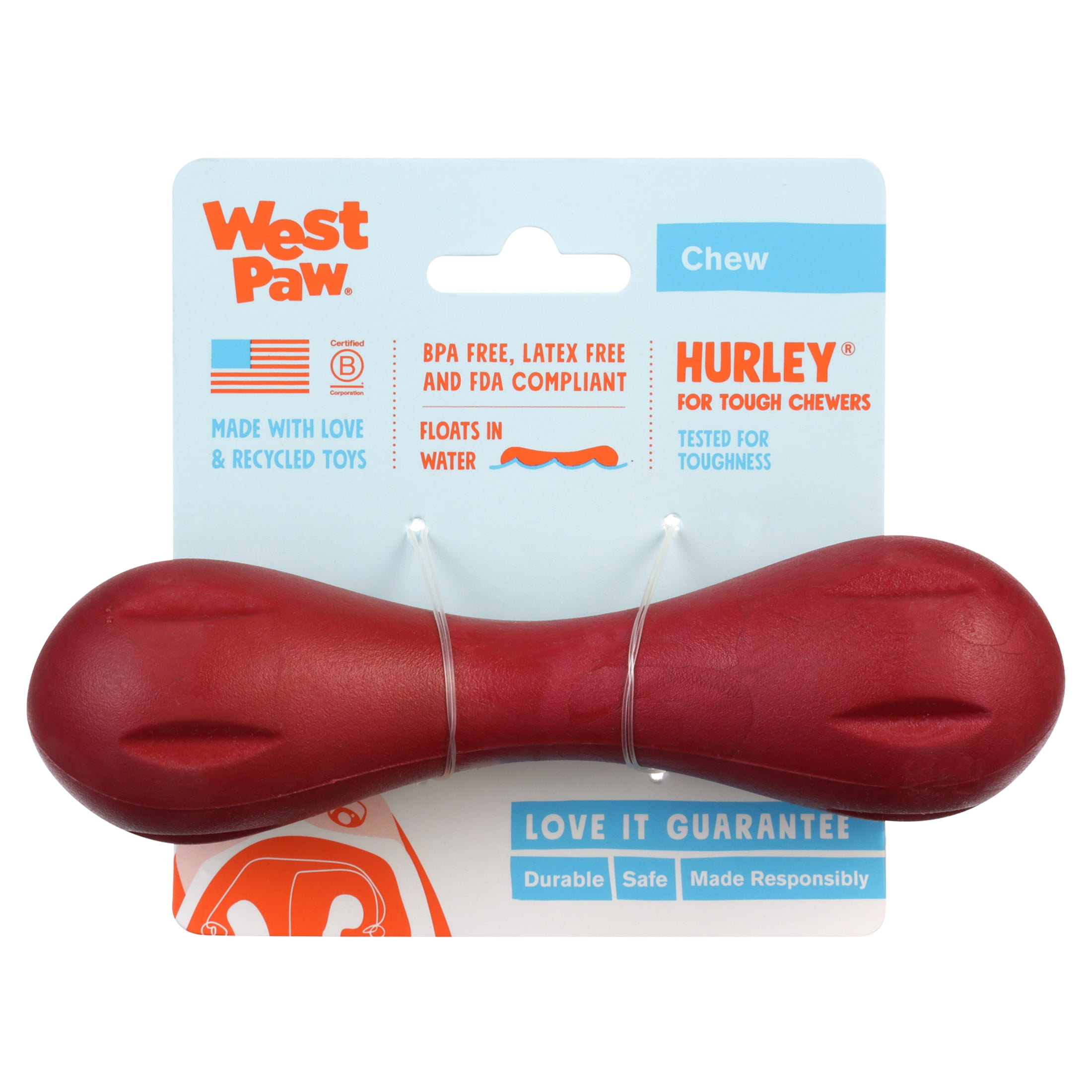 West Paw Zogoflex Rumpus® Medium Dog Toy - Powerhouse Dog Supply