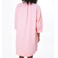 thumbnail image 3 of Half Sleeve Patchwork Women Loose V-Neck Mini Dress, 3 of 4