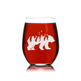 thumbnail image 5 of C&M Personal Gifts 17 oz Bear Stemless Wine Glass - Mountain Themed Gift (Style B1), 5 of 5