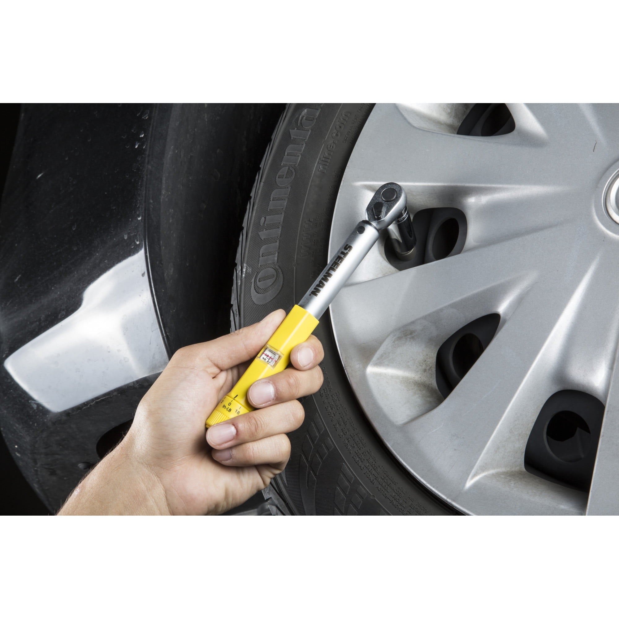 STEELMAN 96249 1/4-Inch Drive Micro-Adjustable Torque Wrench, 30-150 Inch-Pounds