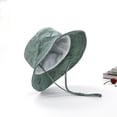 thumbnail image 4 of Sombrero de pescador para niños de primavera y verano, con estampado de dinosaurio de dibujos animados, sombrero de sol para bebés, sombrero de lavabo con protección solar para niños de ala grande, 4 of 6