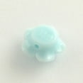 thumbnail image 3 of 100pc Opaque Acrylic Beads Flower Mixed Color 13x8mm Hole: 2mm, 3 of 3
