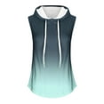 thumbnail image 3 of Jewelreauty Womens Hoodies Tank Tops Casual Drawstring Sleeveless Workout Shirts Casual Athletic Gym Blouse (M, Army Green), 3 of 3