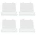 thumbnail image 6 of Compact Plastic Boxes for Small Item Organization Transparent Hinged Lid Storage Containers, 4-Pack, 6 of 8