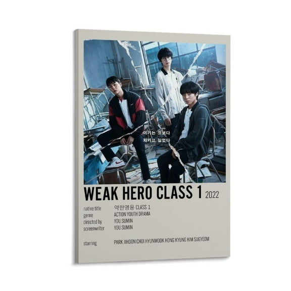 Weak Hero Class 1 Movie Cover Poster  Gift Wall Decor Painting Poster Canvas Art Poster