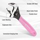 thumbnail image 4 of Llave ajustable WORKPRO de 15 cm, acero Cr-V rosa, métrica y SAE, 4 of 8
