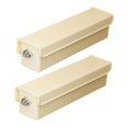 thumbnail image 4 of Soporte de guardarropa de almacenamiento de calcetines montados en la pared Modern Decorative Underwear Organizer Cajón de cajón para ropa Cinturas 2 piezas beige, 4 of 8