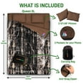 thumbnail image 3 of SereneLife SLSBRT - Double Sleeping Bag with Two Pillows- Lightweight & Waterproof Sleeping Bag for Adults or Teens, For Camping, Backpacking or Hiking, Includes Carrying Bag (Real Trees), 3 of 8