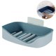 thumbnail image 5 of Ounissouiy 1 jabonera cuadrada de doble drenaje, caja de jabón de plástico hueca, caja de jabón cuadrada abierta, soporte de jabón con columna elevada, Juegos de accesorios de baño No.1 Ounissouiy HA026801-01, 5 of 6