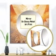 thumbnail image 3 of Designart "Modern Devotion to Jesus II" Christianism Yellow Large Square Mirror - Square Bedroom Mirror Printed Wall Decor - Traditional Square Printed Wall Mirror Art, 3 of 5