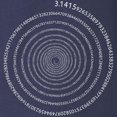 thumbnail image 3 of CafePress - Pi Spiral (White) Long Sleeve Dark T Shirt - Long Sleeve Dark T-Shirt, 3 of 4