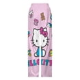 thumbnail image 5 of Hello Kitty Pajamas Pants Soft Elastic Waist PJ Bottoms Comfy Lounge Long Pants, 5 of 7