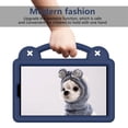 thumbnail image 3 of Cowithday Kids Case for Samsung Galaxy Tab A7 Lite 8.7 inch 2021 SM-T220/ T225/ T227U, EVA Dropproof Handle Kids Friendly Rugged Lightweight Child Cover for Samsung A7 Lite 8.7" Tablet, Navy Blue, 3 of 7