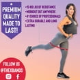 thumbnail image 4 of 12" Leg and Booty Building Resistance Bands Deluxe Full Set of 5. 15lbs-80 lbs, 4 of 8