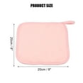 thumbnail image 4 of 4uds Maquillaje Extracción Limpieza Paño, Lavable Reutilizable, Rosa, 8''x8'', 4 of 7