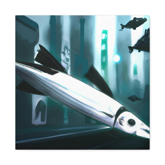 Barracuda in Flux - Canvas