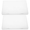 thumbnail image 3 of KAKOWELY greeting card storage box 2 Pcs Clear Plastic Document Organizer Box for Birth Certificates and Important Papers Document Boxes Portable File Cases File Organizers (A5), 3 of 5