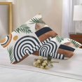 thumbnail image 2 of Boho Middle Century Lumbar Pillow Covers 20x12 Inch Set of 2, Modern Abstract Botanical Geometric Waterproof Outdoor Pillow Covers, Decorative Cushion Pillowcases for Couch, Sofa, Bed, Garden, Patio, 2 of 9