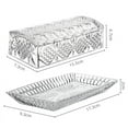thumbnail image 2 of Glass Butter Dish for Countertop Butter Holder Clear Butter Keeper Container Plate Covered Keeper Holder Serving Cheese, 2 of 5