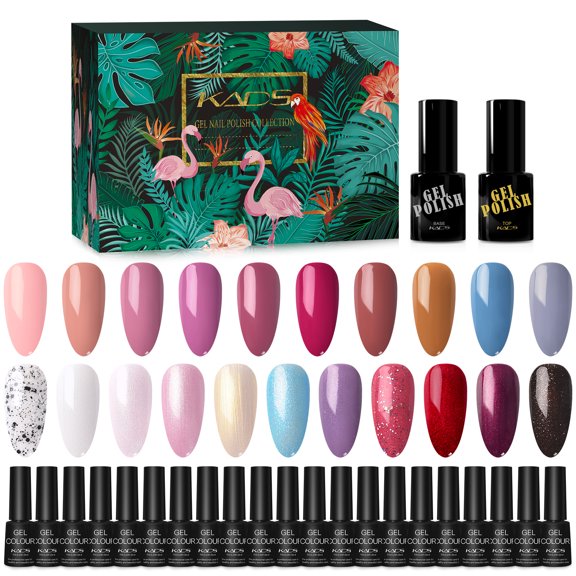 KADS Midsummer Night's Dream 7ml Gel Nail Polish 21 Colors Set with Base & Top Coat SET 2