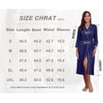 thumbnail image 4 of JWD Womens Robe Long Knit Bathrobe Lightweight Soft Robes Ladies Bath Robe, 4 of 8