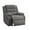 Style 1-Fabric Gray, variant on UIXE Manual Recliner Chair, Corduroy Reclining Sofa Chair with Overstuffed Armrests & Backrest for Living Room, Nursery Armchair Bedroom Reading Seat, Dark Gray