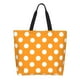 thumbnail image 1 of Easygdp Orange And White Polka Dot Bolsas Tote para Mujer, Bolsos de Hombro para Viaje, Bolsos de Mano de Gran Capacidad para Compras y Trabajo, 1 of 8