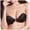 Black, variant on Women Lithe Silica Gel Breast Sticker Invisible Light Silicone Bra