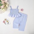 thumbnail image 3 of Traje de verano Aenbilo 3t para bebé niña con camisola y pantalones, 3 of 9