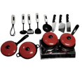 thumbnail image 2 of Dewadbow 13pcs/Set Pots Pans Kitchen Utensils Dishes For Kid Pretend Play Toy, 2 of 5