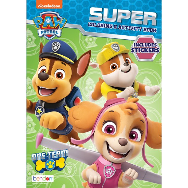 Bendon Publishing Paw Patrol Super Coloring Book