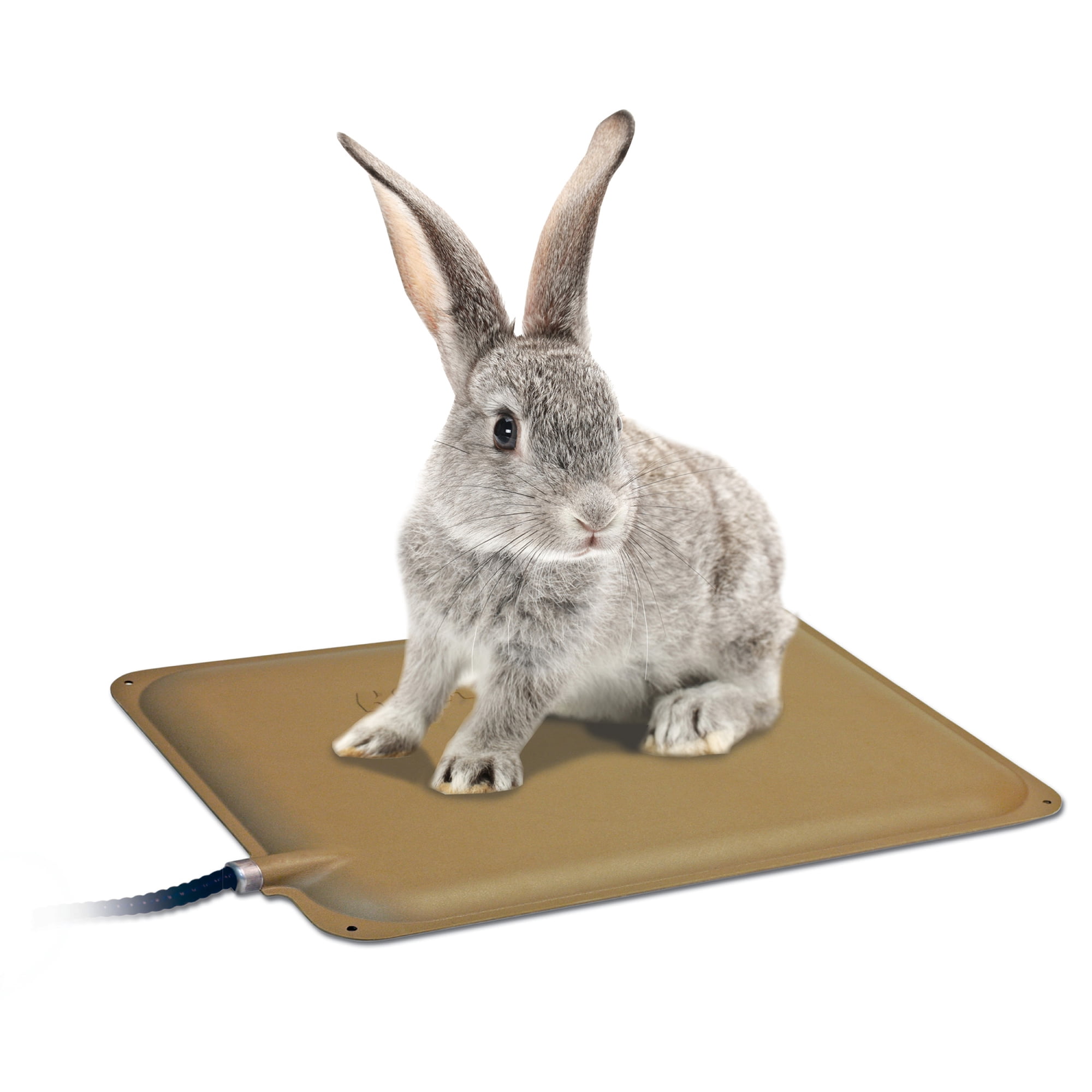 K&H Pet Products Small Animal Outdoor Heated Pad Tan Petite 12 X 9 Inches