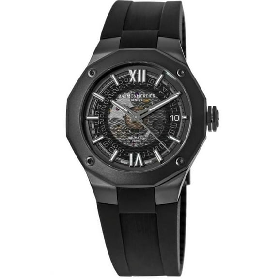 Baume et Mercier Riviera Baumatic Automatic Black Dial Men's Watch M0A10617