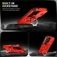 thumbnail image 3 of Asuwish Compatible with Samsung Galaxy S26 Ultra 5G Phone Case Slide Camera Cover Tempered Glass Screen Protector Stand Ring Holder Rugged Slim Cell for S26Ultra 26S S 26 26Ultra Women Men Red, 3 of 9