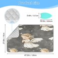 thumbnail image 2 of Wobogo Little Angels with White Wings Pattern Ironing Mat Blanket Quilted Washer Dryer Heat Resistant Pad Foldable for Easy Storage, 2 of 6