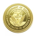 thumbnail image 2 of Moneda conmemorativa con el emblema de la calavera militar de Delta Force, 2 of 2