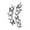 Black, variant on Qiweii 12 Piece PVC Glossy Simulation Butterfly Stickers,Black and White Realistic Wall Decor for Living Room