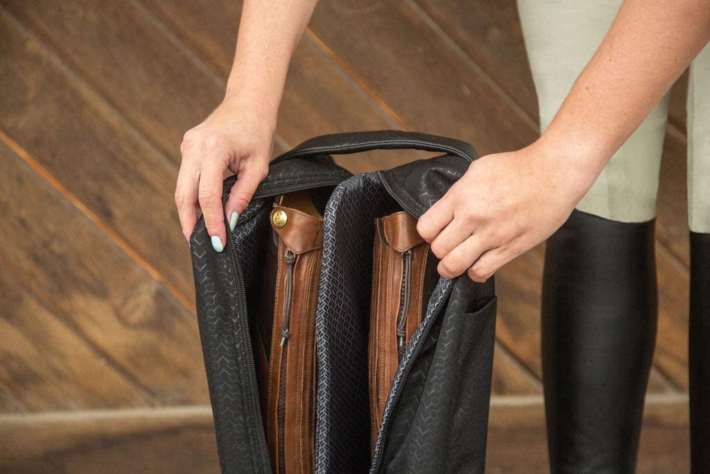 KERRITS EQ Navy Chevron Bits Boot Bag (30446NAVCHVBITS)
