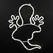 thumbnail image 3 of Novelty Lights LED Warm White Halloween Ghost Rope Light Motif Sculpture, Halloween Deocrations, 3 of 3