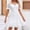 *White, variant on ClodeEU Women's Lace Short Sleeve A-Line Mini Dress, Elegant Fit and Flare Cocktail Dress White,Women's Plus L