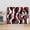 Red, variant on Red Stripe Wall Art for Living Room,Canvas Picture Wall Decor for Bathroom Bedroom,Grey White Ombre Geometric Modern Abstract Painting Artwork for Office Kitchen Hallway Dining Room Decor 24"x32"
