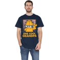 thumbnail image 4 of Garfield Mens One Cool Grandpa Fathers Day T-Shirt, 4 of 5