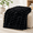 Black-Throw(50" x 60"), variant on Faux Throw Blanket For Couch Warm Plush Striped Sofa Bedroom Living Room 50 * 60 Inches Khaki