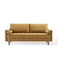thumbnail image 5 of Modway Valour Performance Velvet Sofa in Cognac, 5 of 10
