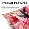 thumbnail image 2 of Peony Luxurious Velvet Throw Covers Pillow Inserts - Set of 2 Throw Pillows with Unique Patterns - 16x16, 18x18, 20x20 Inches for Home Decor and Gifts, 2 of 6